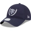 New Era Navy Chicago Bears Leaves 9twenty Adjustable Hat In Navy