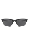 Oakley Half Jacket® 2.0 62mm Polarized Rectangular Sunglasses In Matte Black