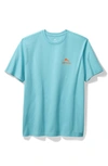 TOMMY BAHAMA ALL DAY PARKING COTTON GRAPHIC T-SHIRT