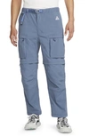 Nike Acg Smith Summit Convertible Cargo Pants In Blue
