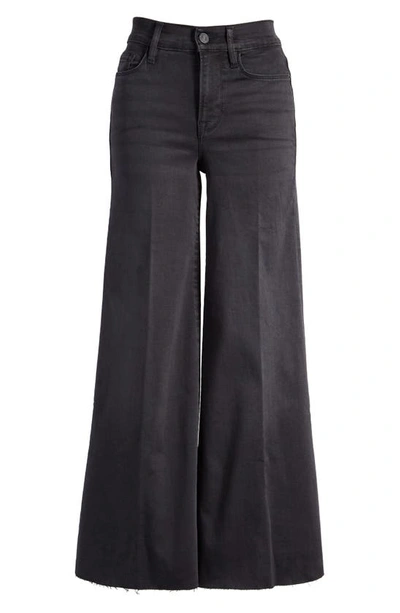 Frame Le Palazzo Cropped Raw Hem Jeans In Kerry