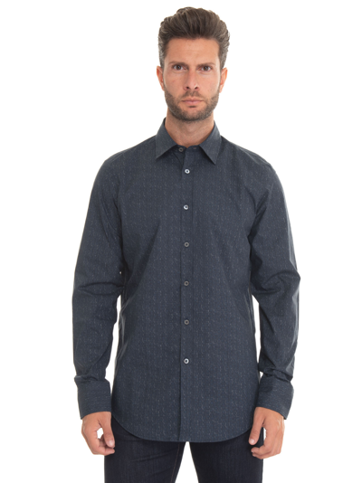 Canali Casual Shirt In Blue