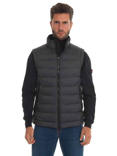 Peuterey Lavetkn Quilted Gilet In Grey