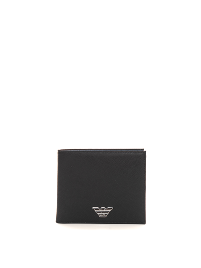 Emporio Armani Wallet Medium Size In Black