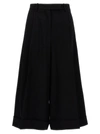 Rochas Wide Leg Pleated Culotte Trousers