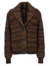 FORTELA LEXI SWEATER, CARDIGANS BROWN
