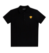 YOUNG VERSACE MEDUSA LOGO EMBROIDERED SHORT-SLEEVED POLO SHIRT