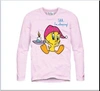 Mc2 Saint Barth Pink Pajama T-shirt For Girl With Titty Print In Pink