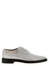 Maison Margiela Lace-up Shoes With Embellished Design And Textured Finish