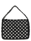 Khaite Elena Small Studded Leather Shoulder Bag