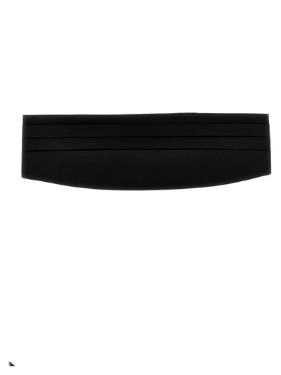 Dolce & Gabbana Tuxedo Headband Belts Black