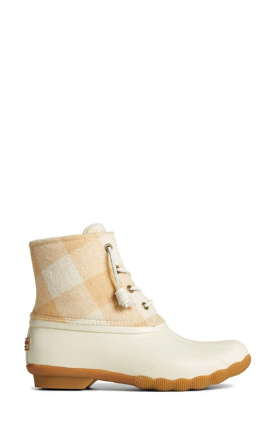 Sperry Saltwater Duck Boot In Ivory