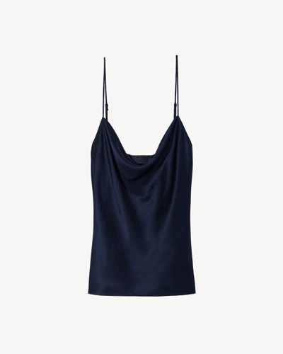 Nili Lotan Joris Cami Top In Marine Blue