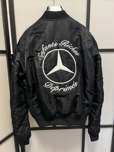 Pre-owned Enfants Riches Deprimes Grail - Mercedes Benz Alpha Bomber Jacket In Black