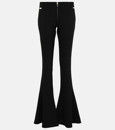 Jean Paul Gaultier X Knwls Cutout Flared Trousers In Black