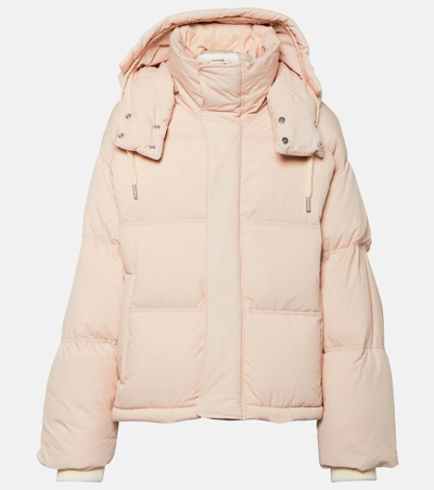 Ami Alexandre Mattiussi Down Jacket In Powder Pink