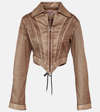 Jean Paul Gaultier Brown Knwls Edition Jacket In Brown