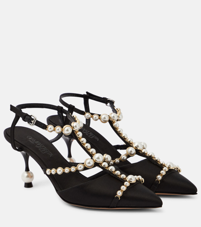 Giambattistia Valli Multi-Strap Heels in Black — UFO No More