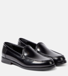 MANOLO BLAHNIK DINEGUARDO LEATHER LOAFERS