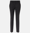 Gabriela Hearst Francisco High-rise Wide-leg Wool Pants In Black