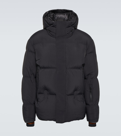 Zegna Oversized Ski Jacket In Black