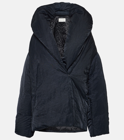 Dries Van Noten Voltaire Oversized Down Jacket In Black