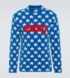 Erl Blue Easy Fleece Sweatshirt In Blue
