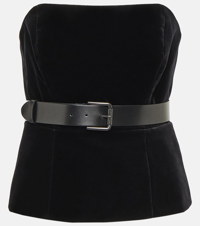 Max Mara Giubba Top In Black