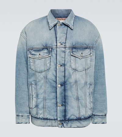 Acne Studios Denim Jacket In Light Blue