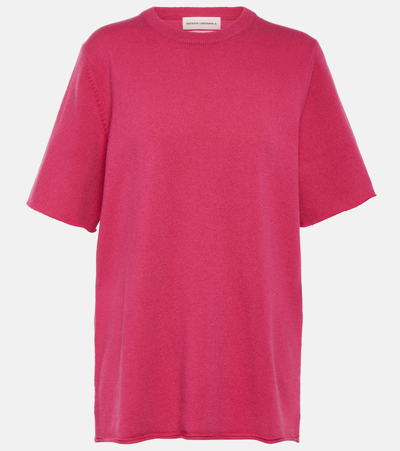 Extreme Cashmere N°64 Tshirt Cashmere-blend T-shirt In Pink
