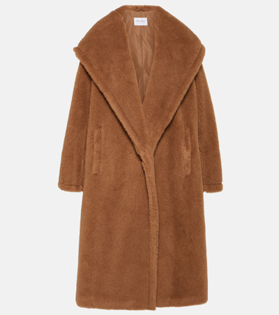 Max Mara Apogeo Oversized Camel Hair And Silk-blend Fleece Coat