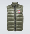 Canada Goose Crofton Recycled Nylon Down Vest In Green