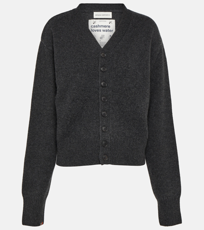 Extreme Cashmere N°309 Clover Cashmere Cardigan In Black