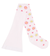 Monnalisa Jacquard Cotton-blend Socks In Pink