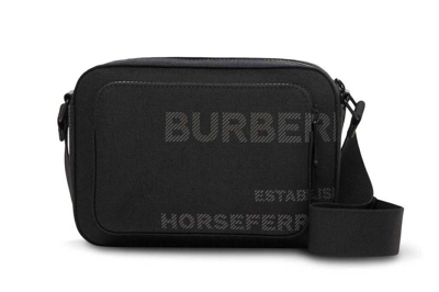 Pre-owned Burberry Logo-print Cross Body Bag Black