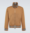 BURBERRY CHECK TRACK JACKET