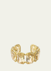 Swarovski Harmonia Crystal Cuff Bracelet In Gold