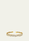 SUZANNE KALAN SHIMMER AUDREY 18K YELLOW GOLD DIAMOND BANGLE BRACELET