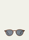 MR LEIGHT MEN'S MARMONT II POLARIZED ACETATE ROUND SUNGLASSES