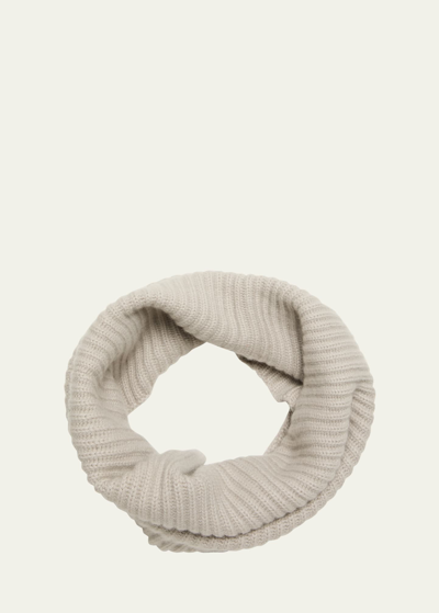 Lisa Yang London Knit Snood In Stone