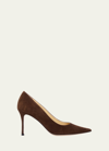 Marion Parke Classic 85mm Pumps In Chocolate
