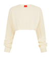 CASHMERE IN LOVE CROPPED REMY SWEATER