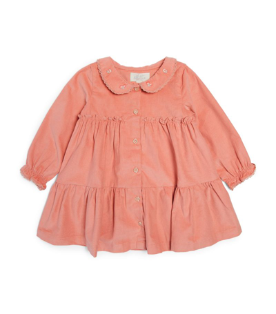 Albetta Kids' Corduroy Tiered Dress (1-4 Years) In Pink
