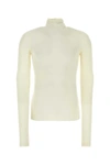 Ami Alexandre Mattiussi Ivory Viscose Blend T-shirt In White