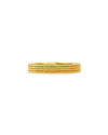 ROBERTO COIN SYMPHONY COLLECTION 18K GOLD STACKED BAROCCO RING