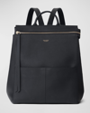 Mina Baie Harper Leather Bundle Diaper Bag In Black