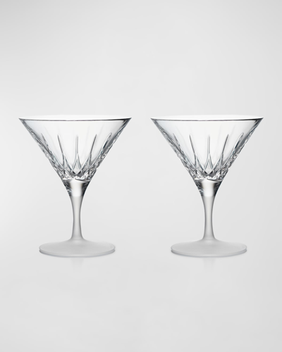 Waterford Crystal Lismore Arcus Martini Glasses, Set Of 2 In Transparent