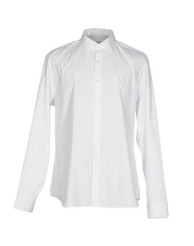 Xacus Solid Colour Shirt In White