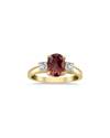 GEM SPARK GEM SPARK 14K 1.98 CT. TW. DIAMOND & GARNET RING