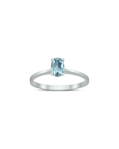 Gem Spark 14k 0.45 Ct. Tw. Aquamarine Ring